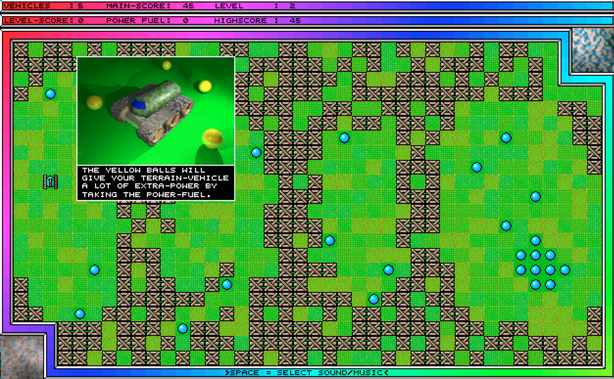 Q-Blue [Falcon030] atari screenshot
