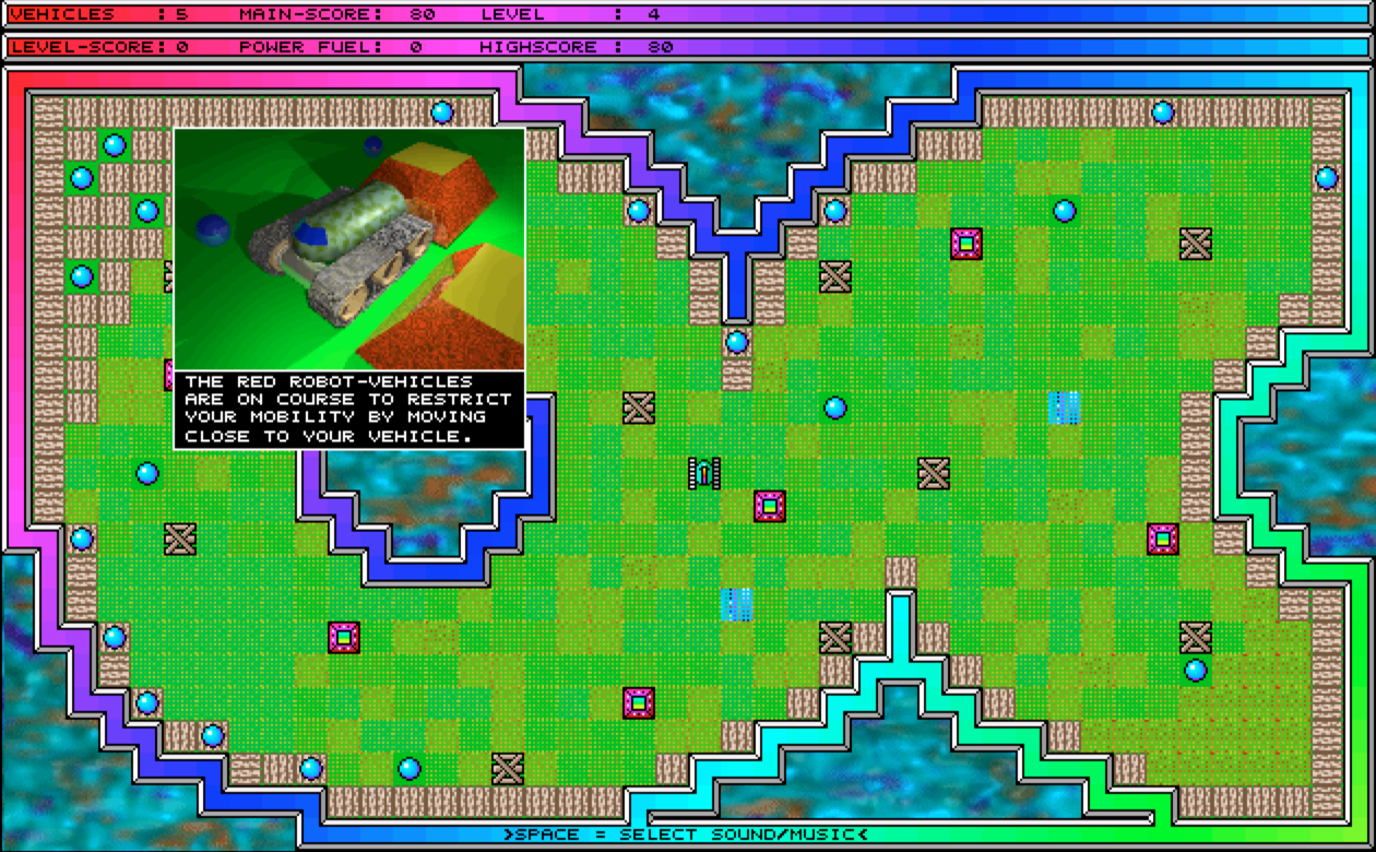 Q-Blue [Falcon030] atari screenshot