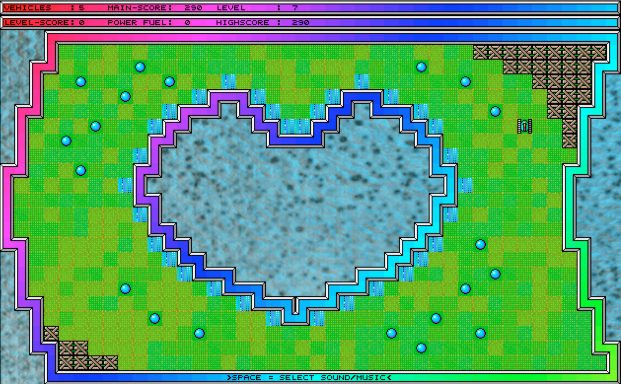Q-Blue [Falcon030] atari screenshot