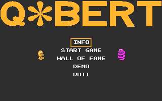 Q*Bert atari screenshot