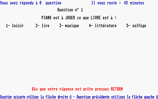 QI Test atari screenshot