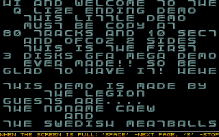 Q Lize Demo atari screenshot