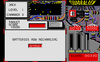 Quadralien atari screenshot