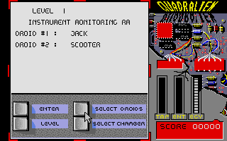 Quadralien atari screenshot