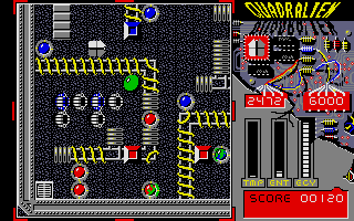 Quadralien atari screenshot