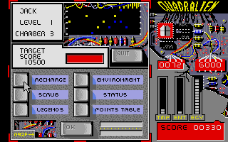 Quadralien atari screenshot