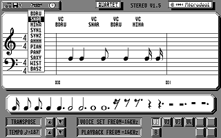 Quartet atari screenshot