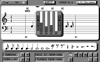 Quartet atari screenshot