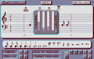 Quartet atari screenshot