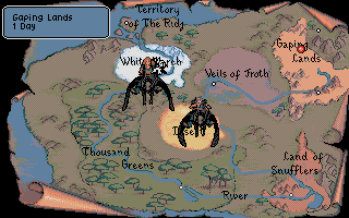 Quest for the Time-Bird atari screenshot
