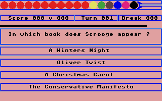 Question of Snooker (A) atari screenshot