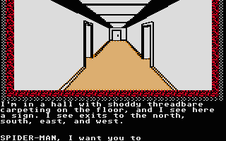 Questprobe II - Spider-man atari screenshot