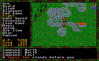 Questron II atari screenshot