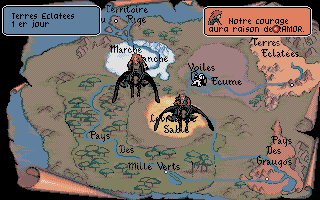 Quête de l'Oiseau du Temps (La) atari screenshot