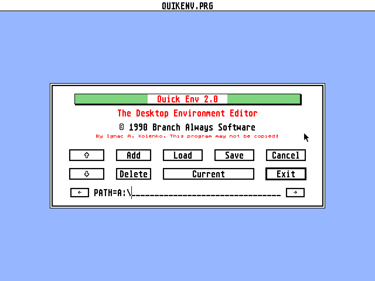 Quick Tools - Volume I atari screenshot