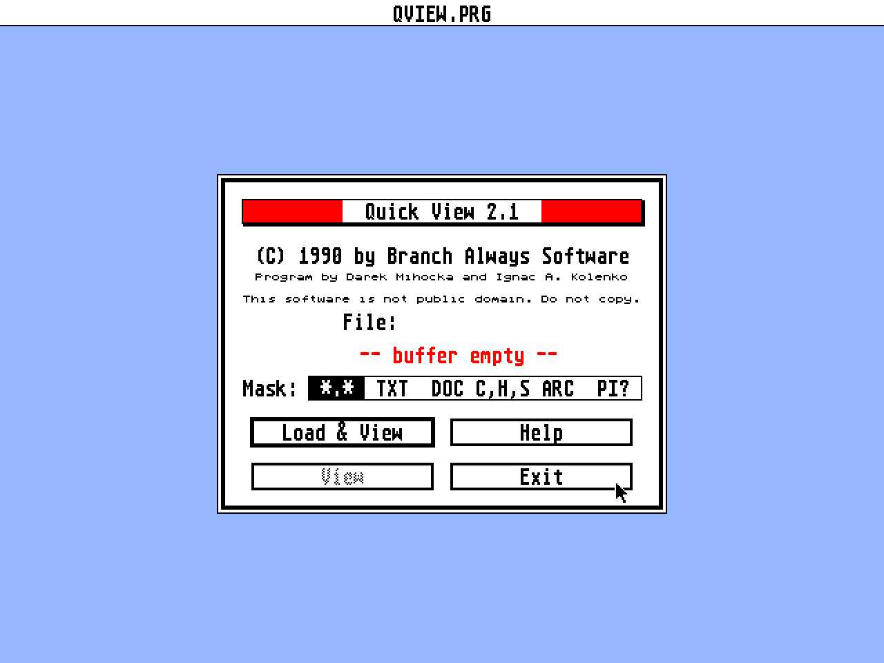 Quick Tools - Volume I atari screenshot