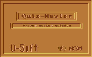 Quiz Master atari screenshot