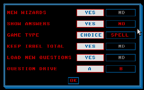 Quiz Wizard atari screenshot