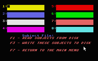 Quizam! atari screenshot