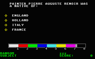 Quizam! atari screenshot