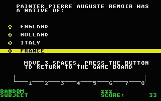 Quizam! atari screenshot