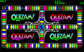 Quizam! atari screenshot