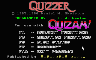 Quizam! atari screenshot