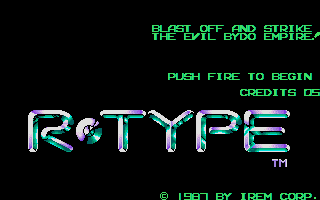 R-Type atari screenshot