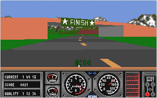 Race Drivin' atari screenshot