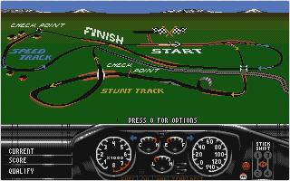 Race Drivin' atari screenshot