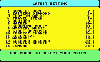 Racing Game (The) atari screenshot