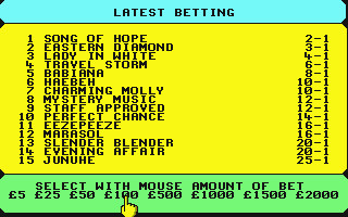 Racing Game (The) atari screenshot