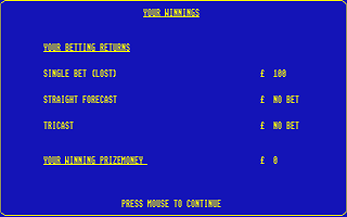 Racing Game (The) atari screenshot