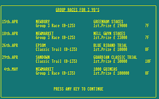 Racing Game (The) atari screenshot