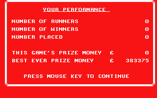 Racing Game (The) atari screenshot