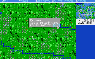 Railroad Tycoon (Sid Meier's) atari screenshot
