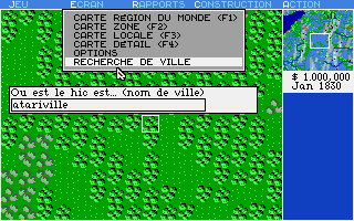 Railroad Tycoon (Sid Meier's) atari screenshot