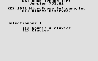 Railroad Tycoon (Sid Meier's) atari screenshot