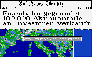 Railroad Tycoon (Sid Meier's) atari screenshot
