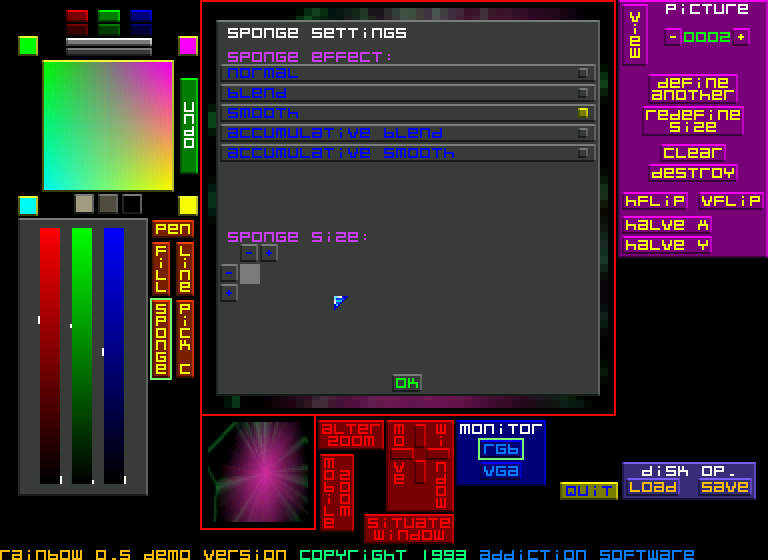 Rainbow atari screenshot