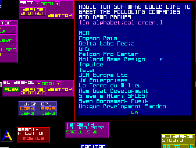 Rainbow II Multimedia atari screenshot