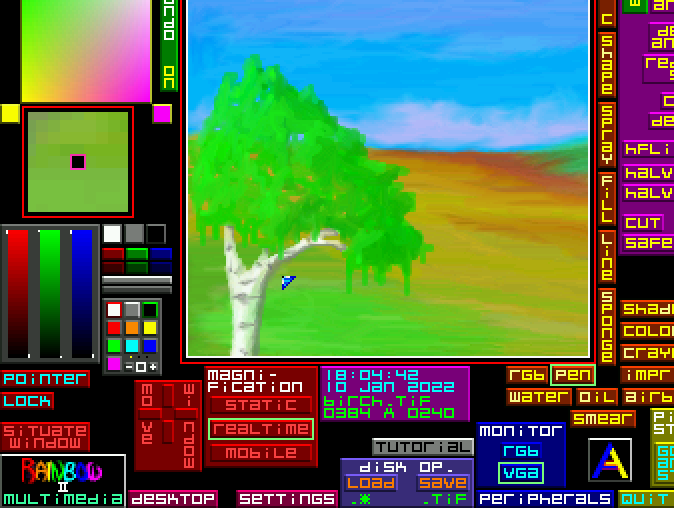 Rainbow II Multimedia atari screenshot