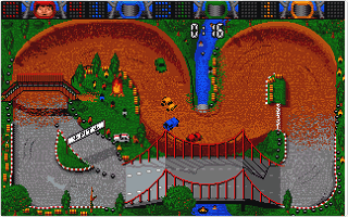 Rally Cross Challenge atari screenshot