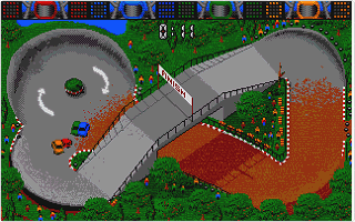 Rally Cross Challenge atari screenshot