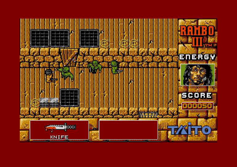 Rambo III atari screenshot