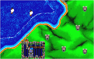 Rampart atari screenshot