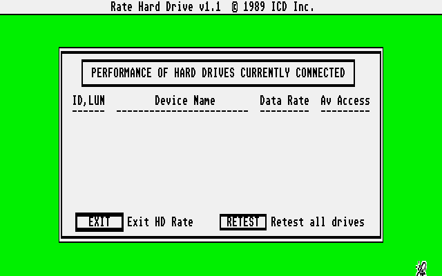 Rate Hard Drive