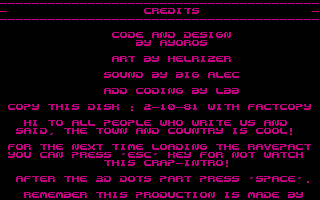 Ravepact Party atari screenshot