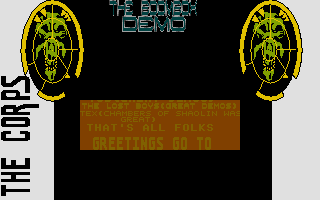 Razor's Mega Demo atari screenshot