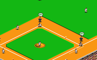 RBI Baseball II atari screenshot